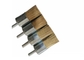 25mm OD Brass Coated Steel Wire Knot End Brush for Rust Removal supplier